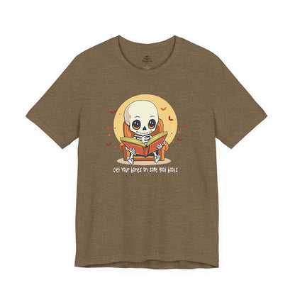 Get Your Bones On A Good Book - Cute Skeleton