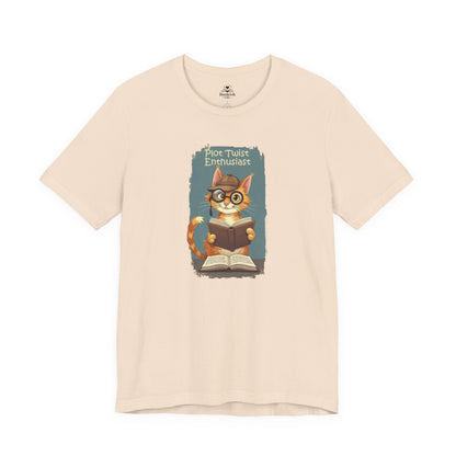Plot Twist Enthusiast - Cute Reading Cat