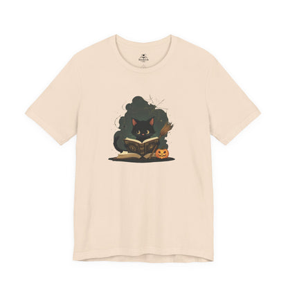 Cute Cat Reader - Jack O' Lantern