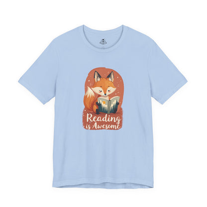 Reading Is Awesome - Cute Fox