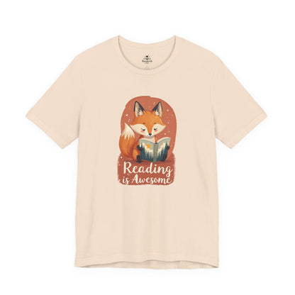 Reading Is Awesome - Cute Fox