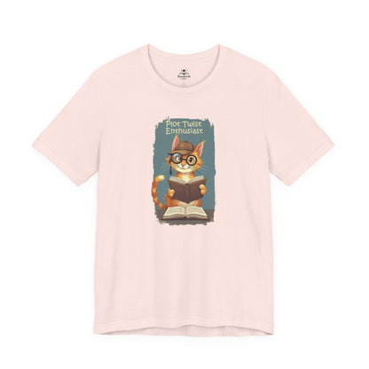 Plot Twist Enthusiast - Cute Reading Cat