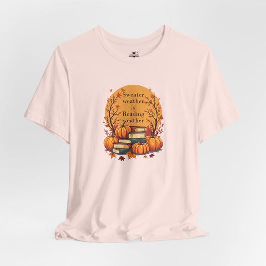 Sweater Weather is Reading Weather - Autumn Pumpkins