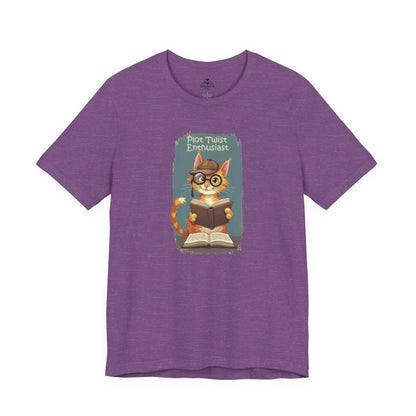 Plot Twist Enthusiast - Cute Reading Cat