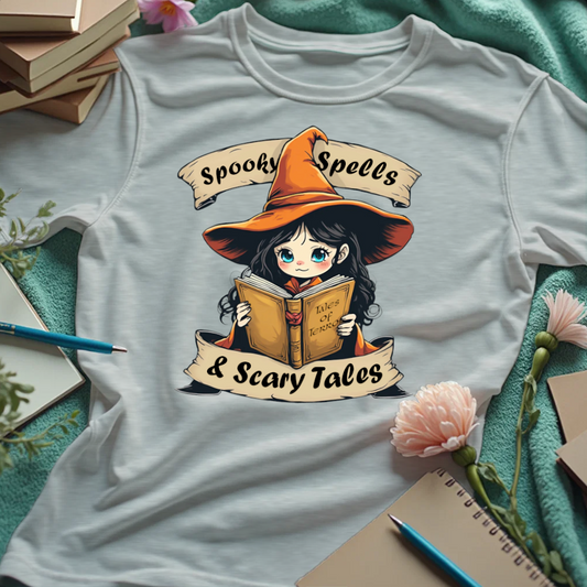 Spooky Spells and Scary Tales - Cute Witch