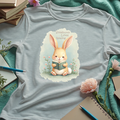 Somebunny Loves Reading - Cute Bunny