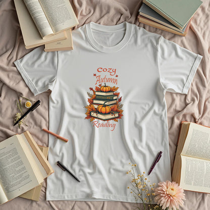 Cozy Autumn Reading - pumpkins