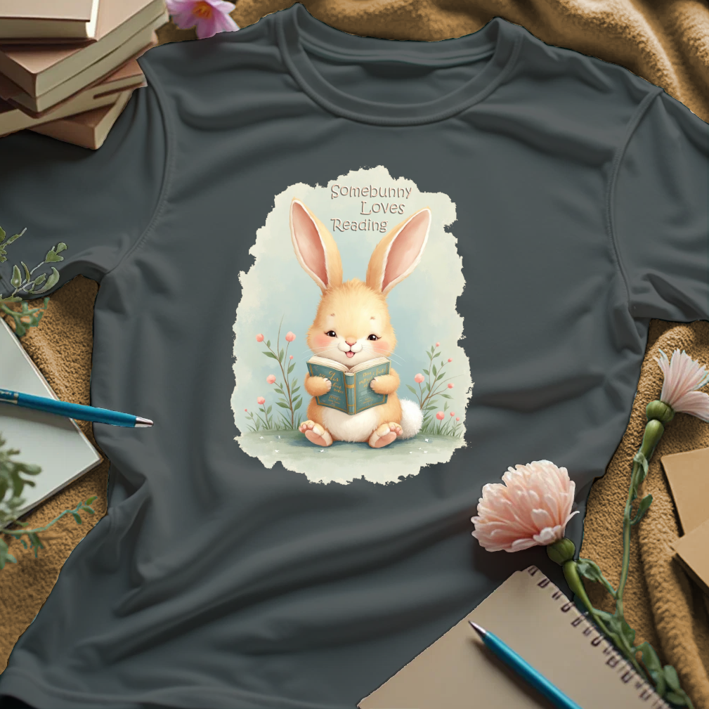 Somebunny Loves Reading - Cute Bunny