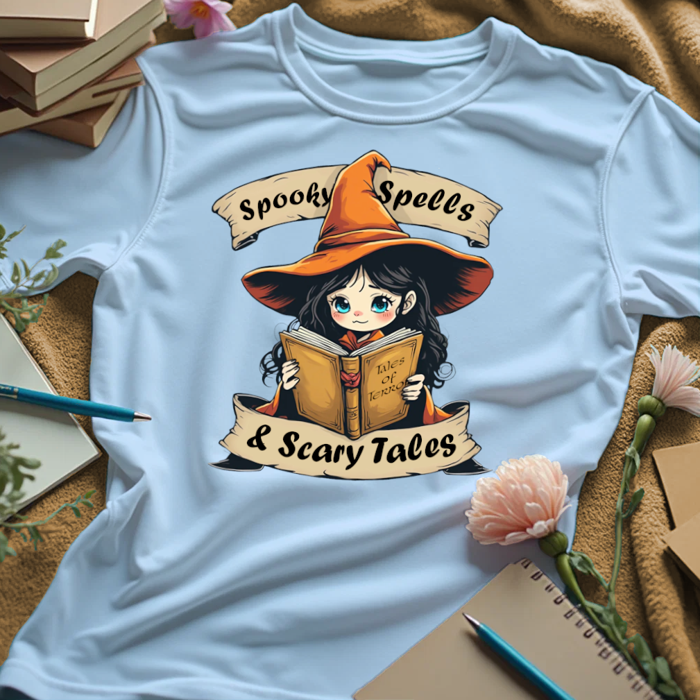 Spooky Spells and Scary Tales - Cute Witch