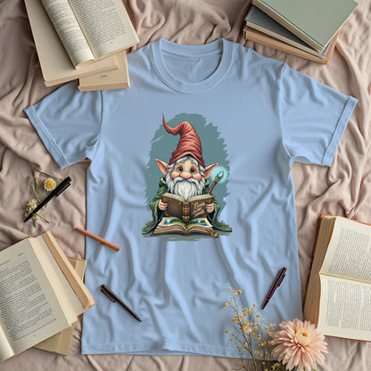 Cute Reading Gnome Wizard