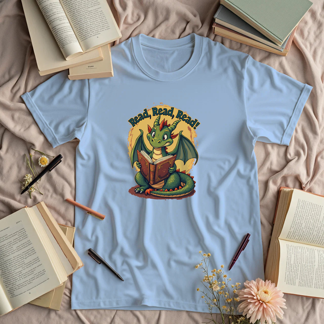 Read, Read, Read - Cute Dragon