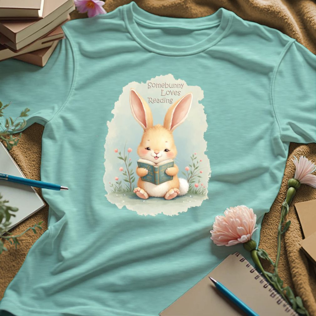 Somebunny Loves Reading - Cute Bunny