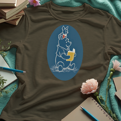 Pooh and Piglet Silhouette