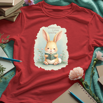 Somebunny Loves Reading - Cute Bunny