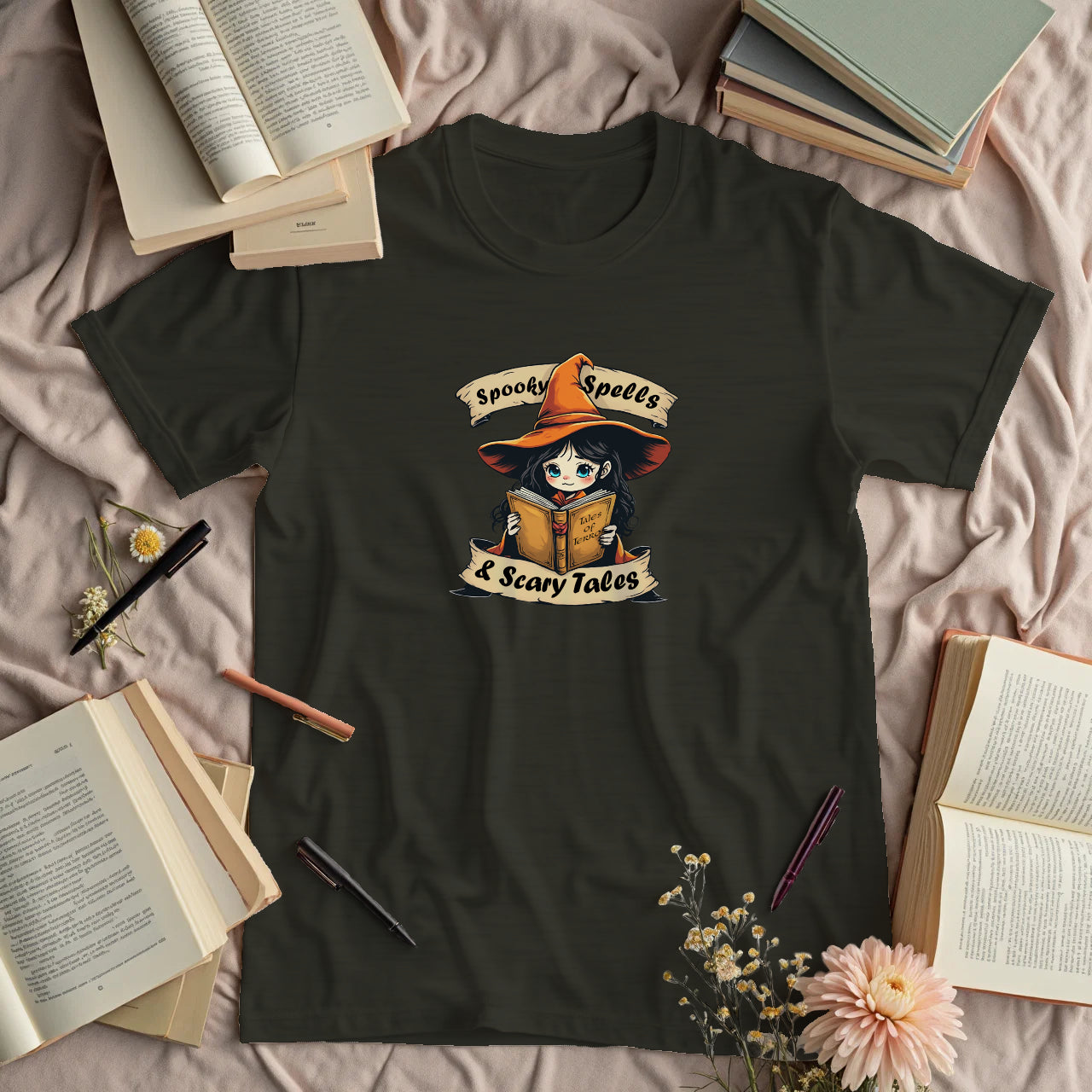 Spooky Spells and Scary Tales - Cute Witch
