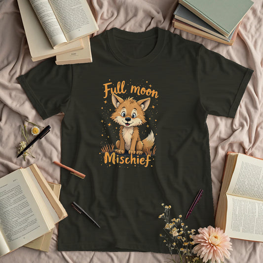 Full Moon Mischief - wolf puppy