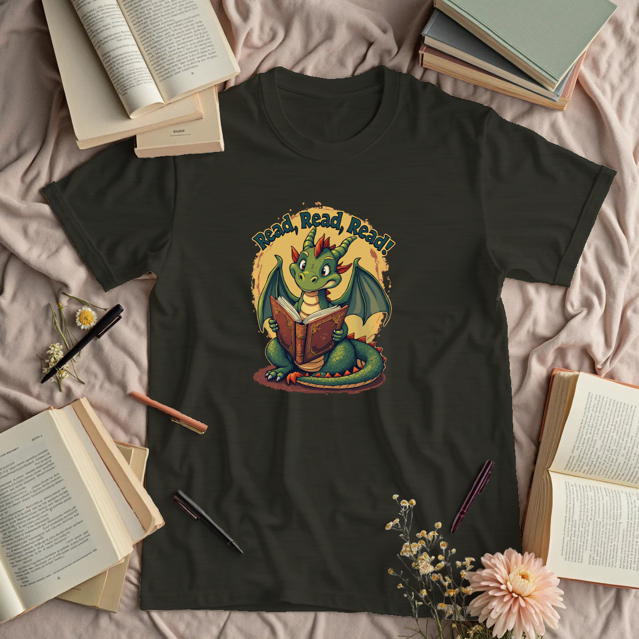 Read, Read, Read - Cute Dragon