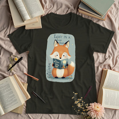 Lost In A Good Book - Cute Fox