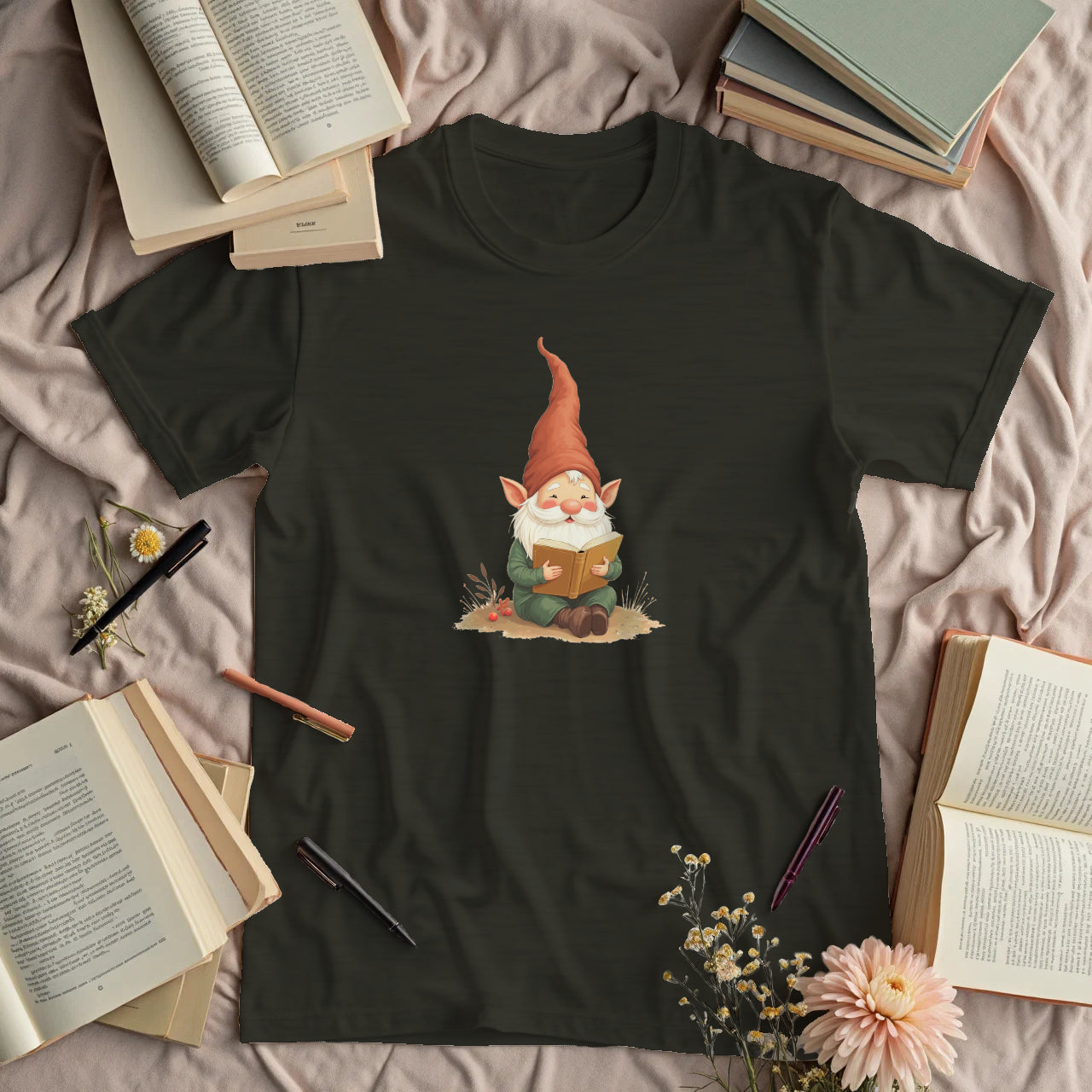 Cute Reading Gnome