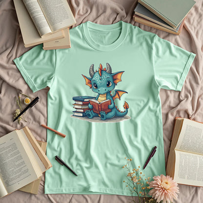 Cute Dragon Reading