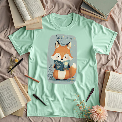 Lost In A Good Book - Cute Fox