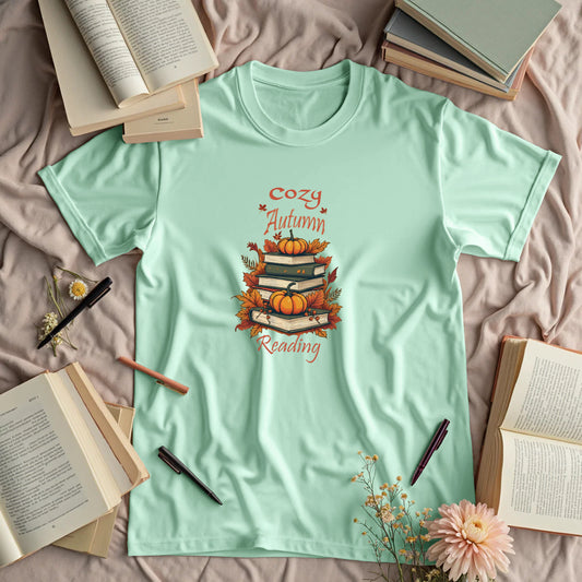 Cozy Autumn Reading - pumpkins