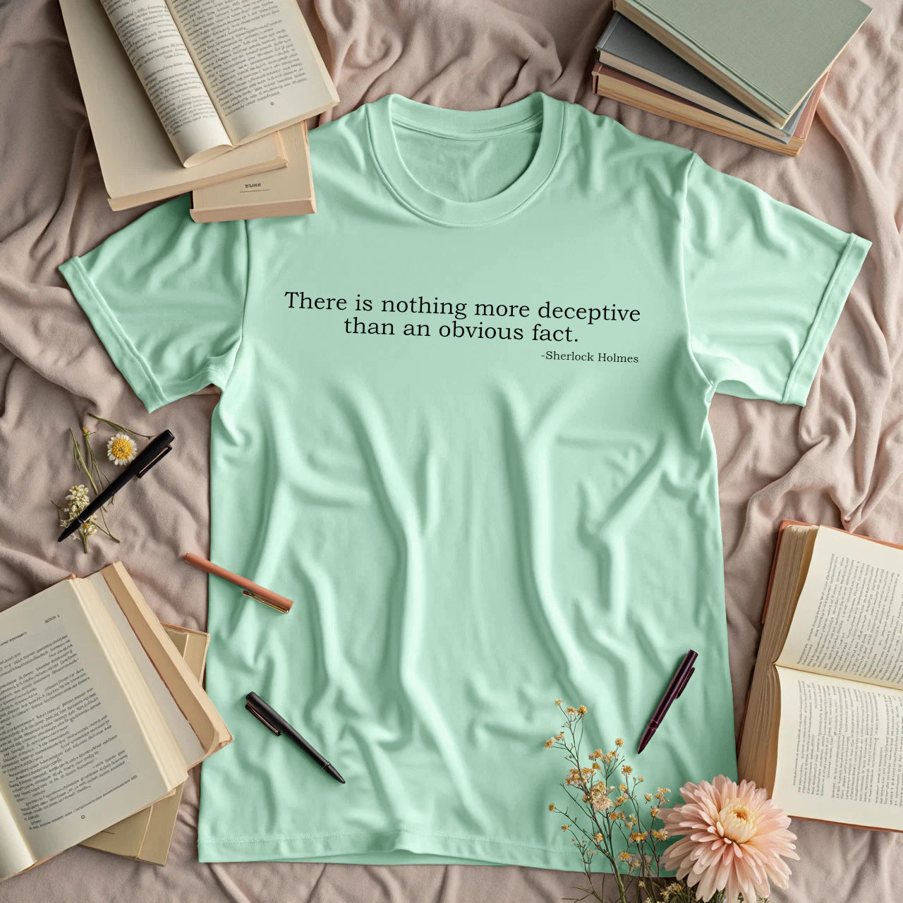 There is nothing more deceptive than an obvious fact - Sherlock Holmes quote