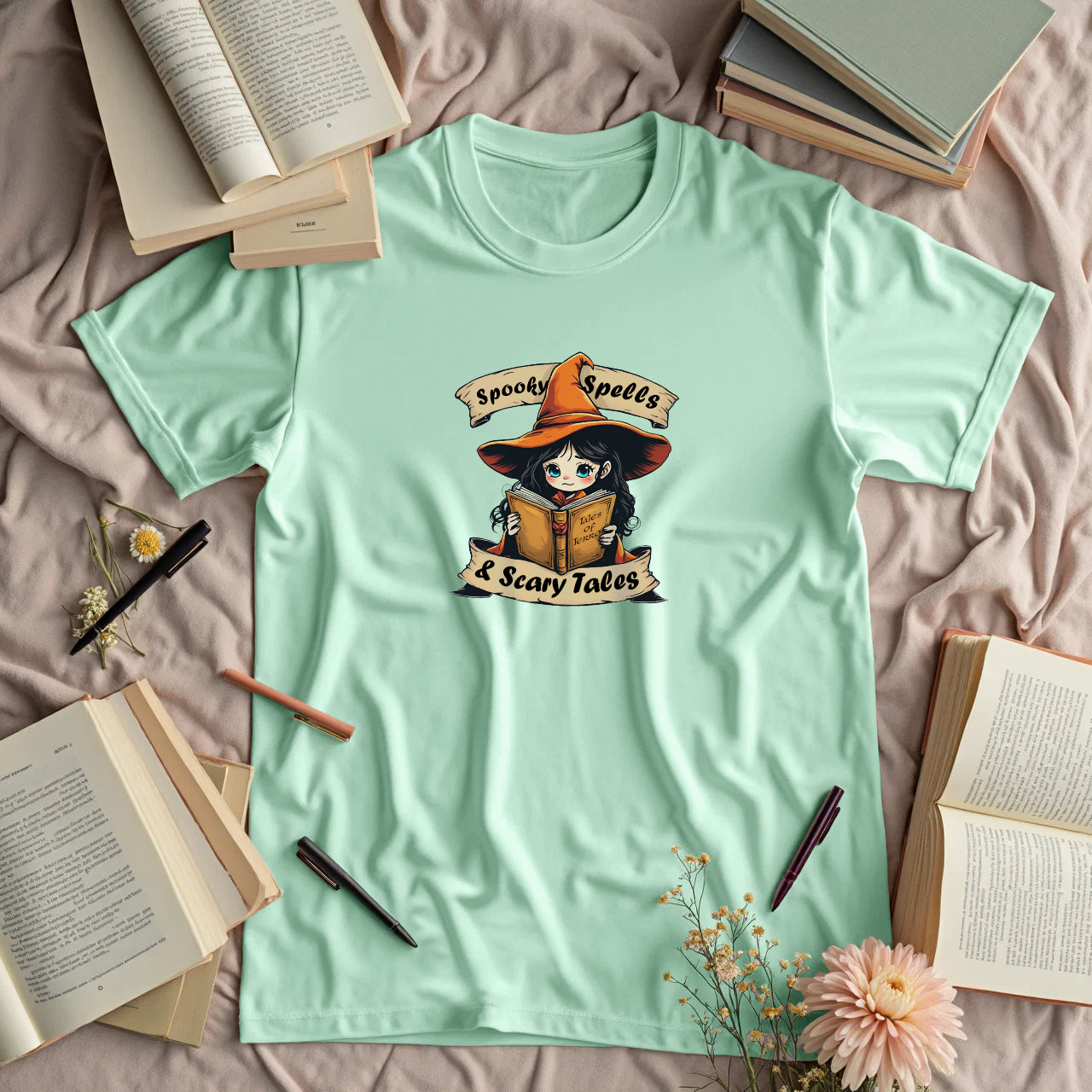 Spooky Spells and Scary Tales - Cute Witch