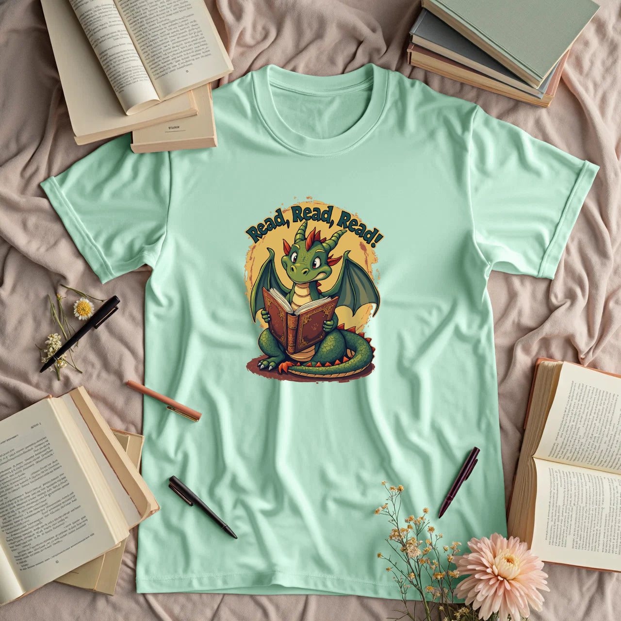Read, Read, Read - Cute Dragon