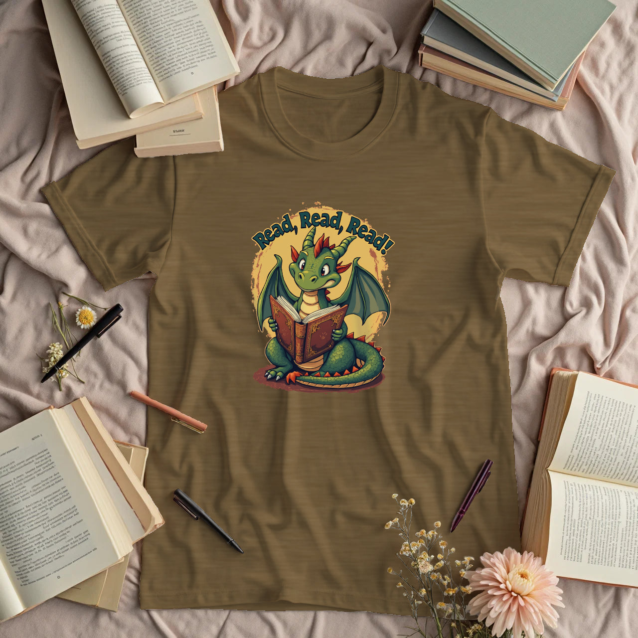 Read, Read, Read - Cute Dragon