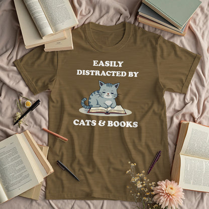 Easily Distracted by Cats and Books