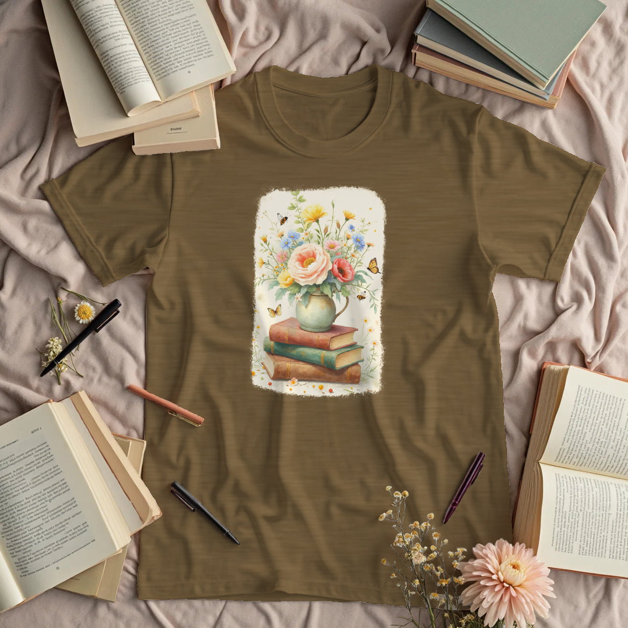 Flowers and Books