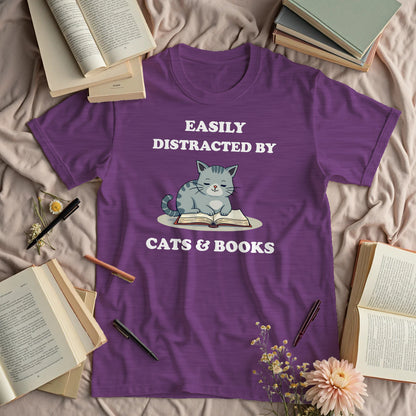Easily Distracted by Cats and Books