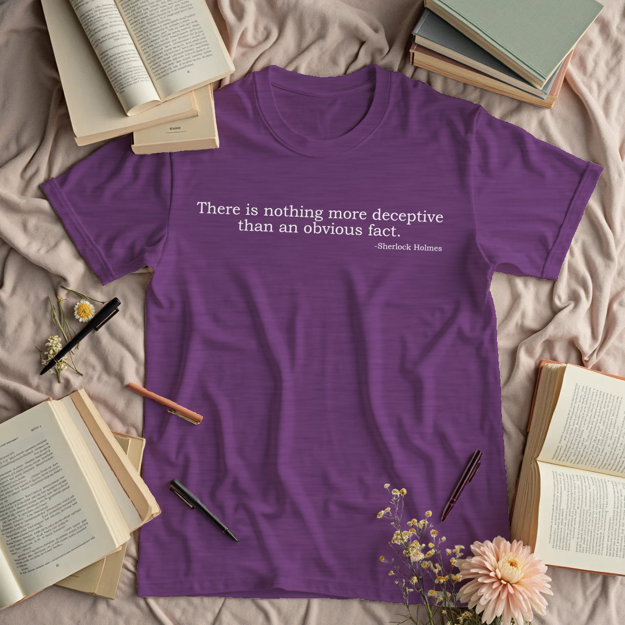 There is nothing more deceptive than an obvious fact - Sherlock Holmes quote