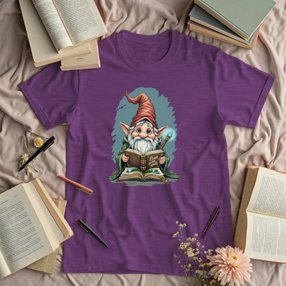 Cute Reading Gnome Wizard