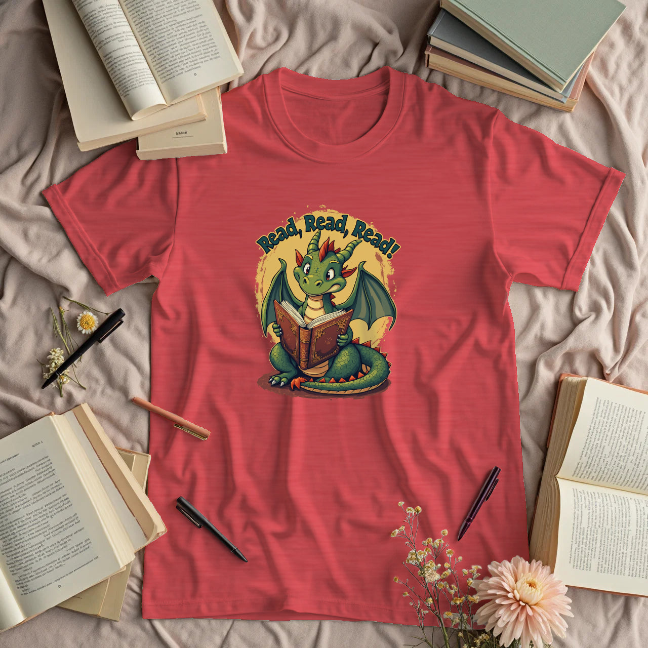 Read, Read, Read - Cute Dragon