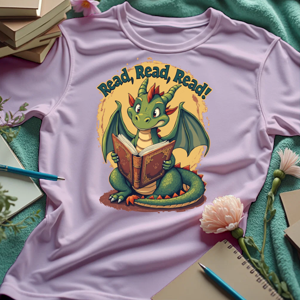 Read, Read, Read - Cute Dragon