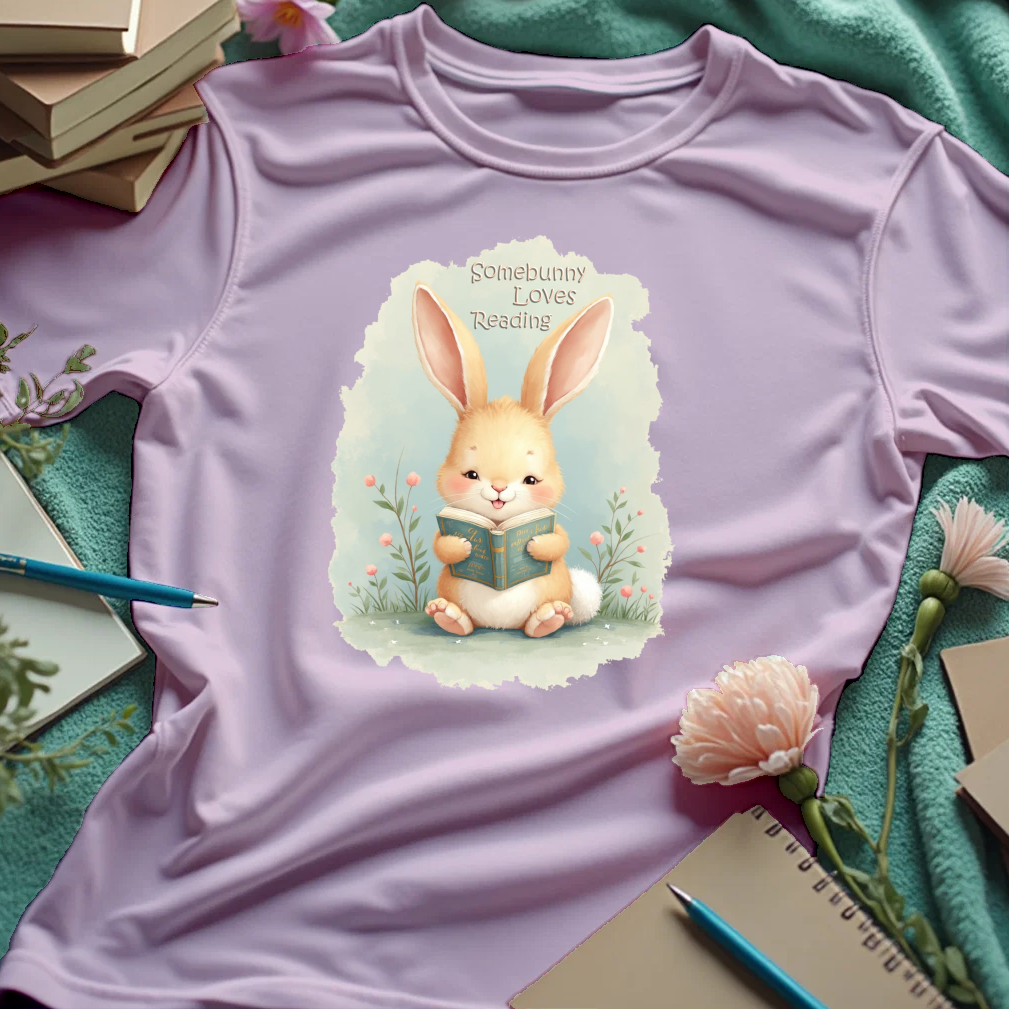 Somebunny Loves Reading - Cute Bunny