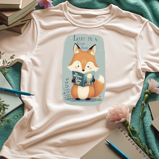 Lost In A Good Book - Cute Fox