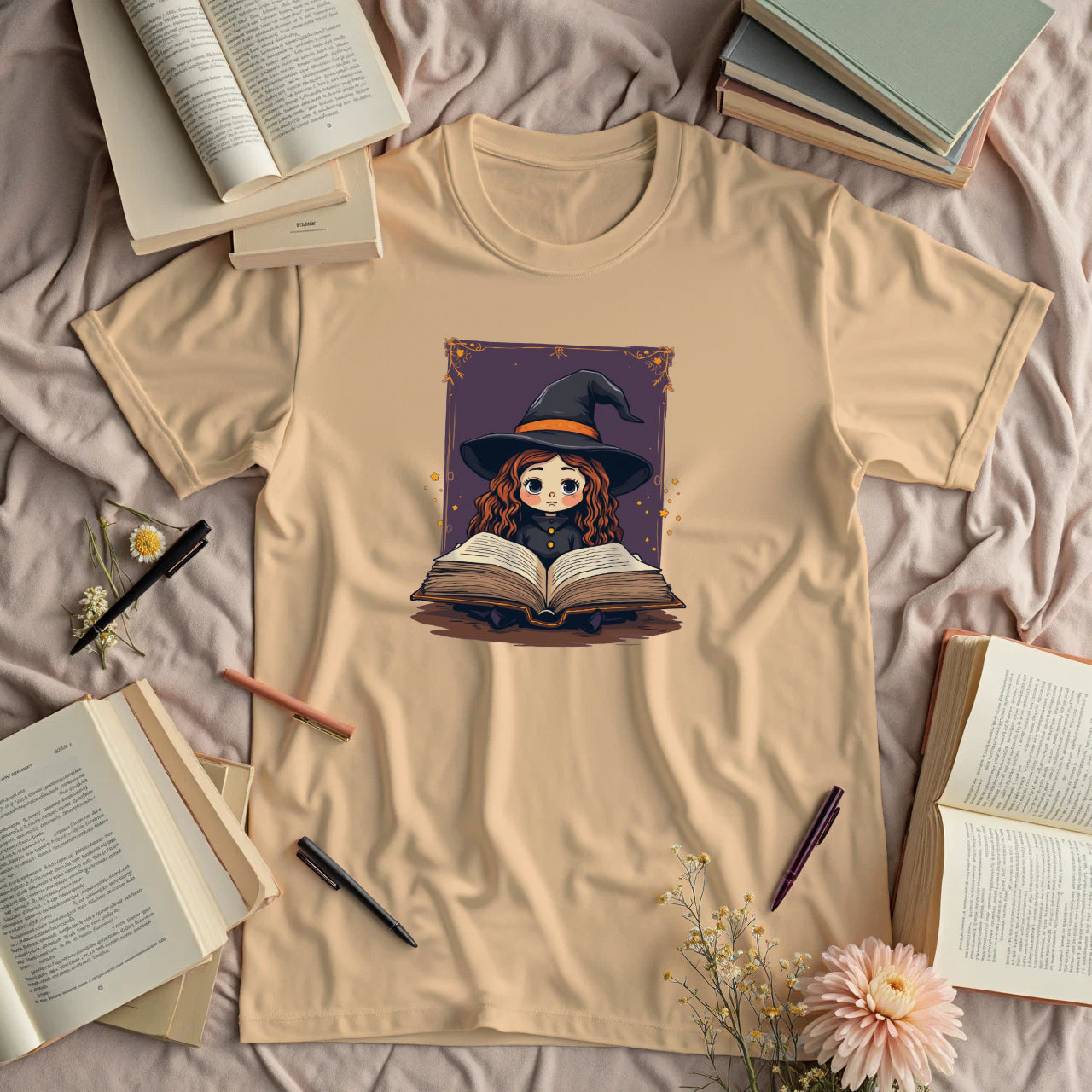 Cute Witch Reading