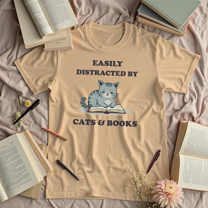 Easily Distracted by Cats and Books