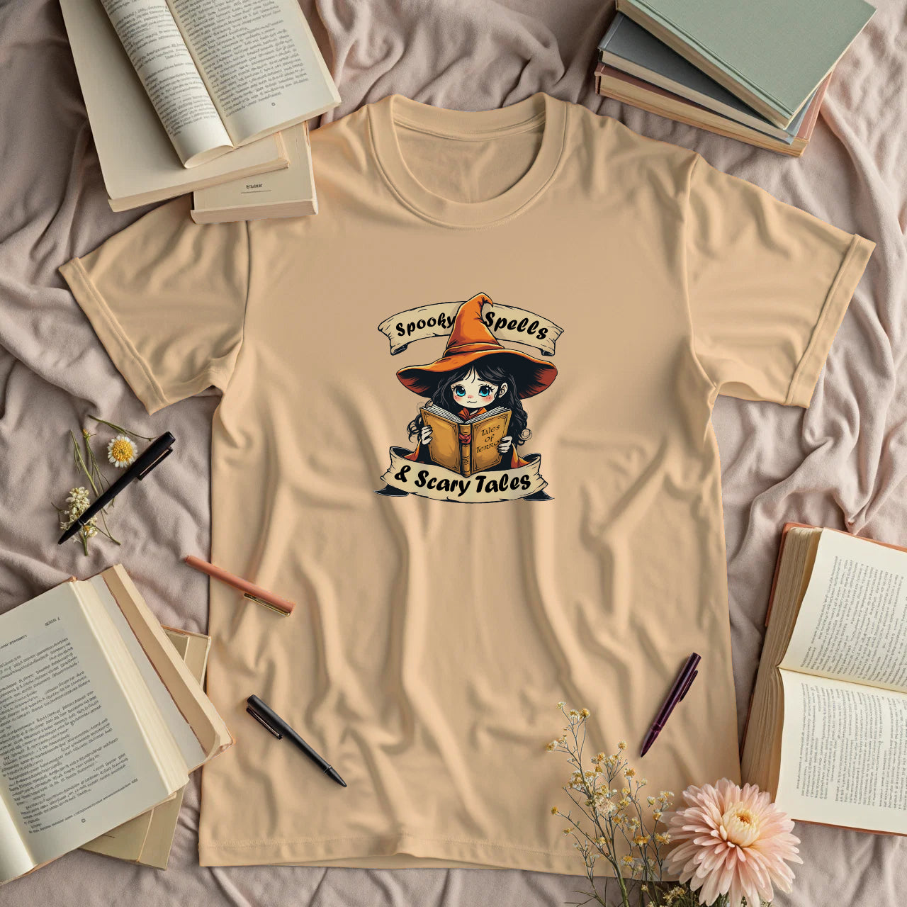Spooky Spells and Scary Tales - Cute Witch