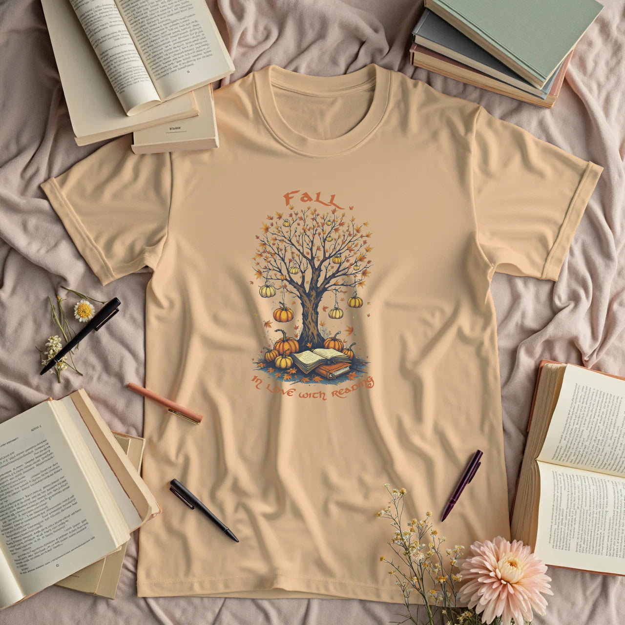 Fall in Love with Reading - pumpkins