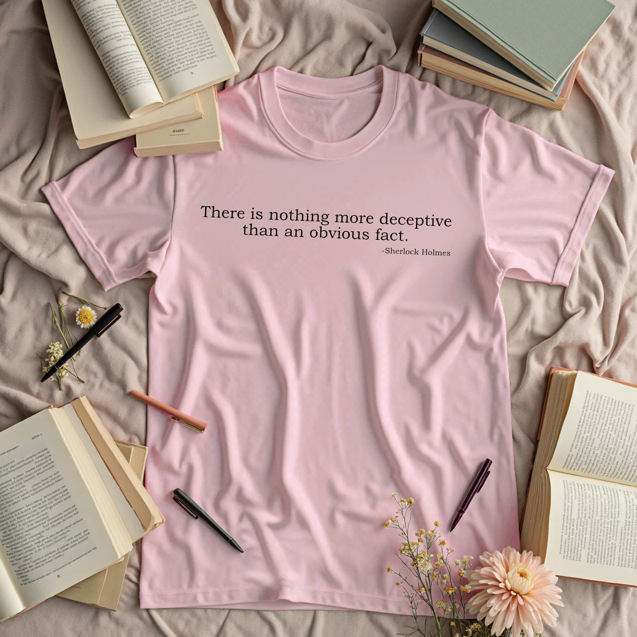 There is nothing more deceptive than an obvious fact - Sherlock Holmes quote