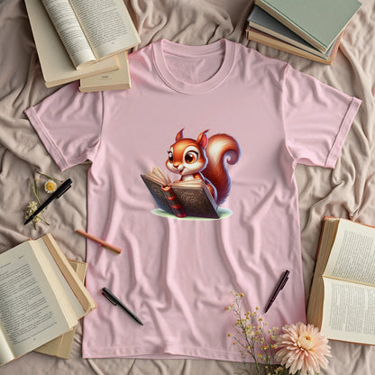 Cute Reading Squirrel