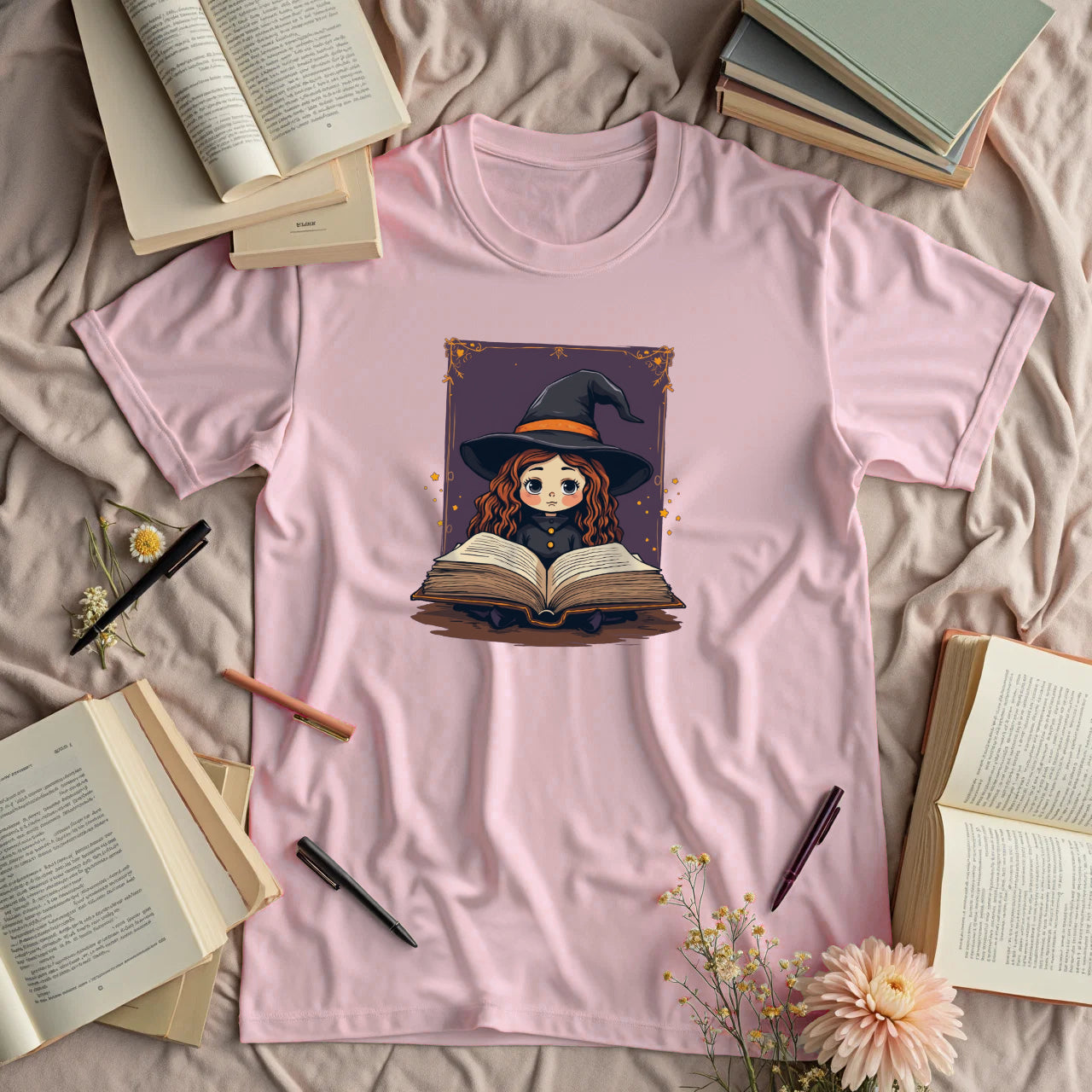 Cute Witch Reading