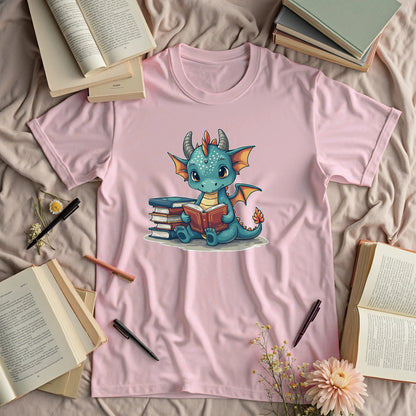 Cute Dragon Reading